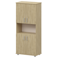 Шкаф Аргентум НТ-580+НТ-600.2 (2 комплекта) Баттл Рок